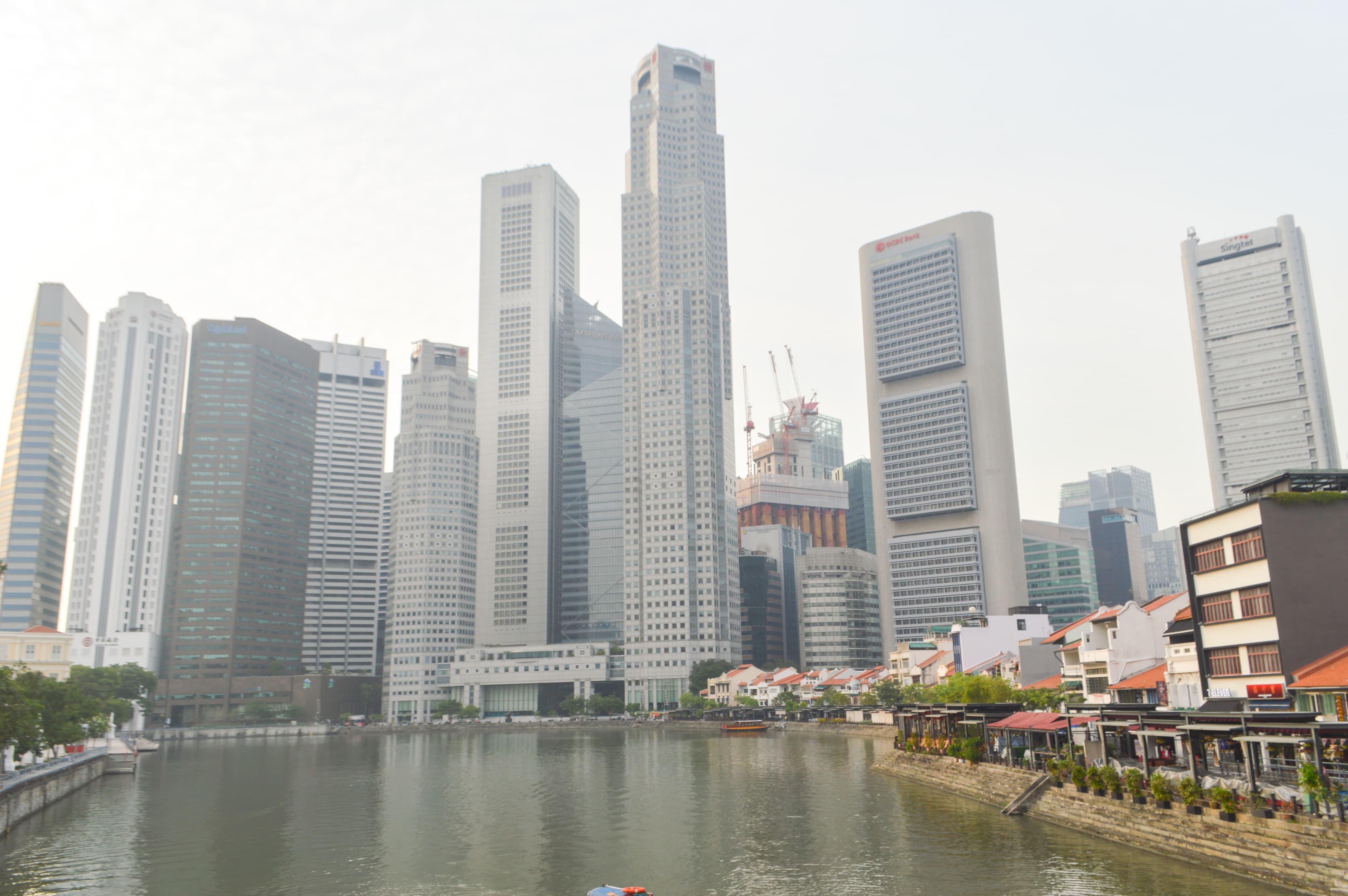 Downtown Singapore skyline, November 2019